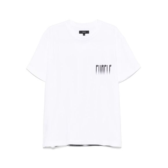 Purple Brand White T-Shirts & Vests - T-Shirts Men